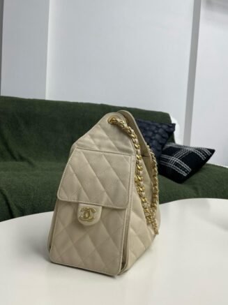 Medium Beige Cowhide Bag