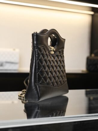 Mini Black Fetal Cowhide