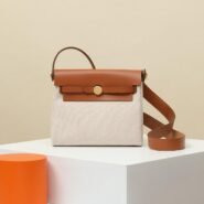 HERMES GOLDEN BROWN BAG