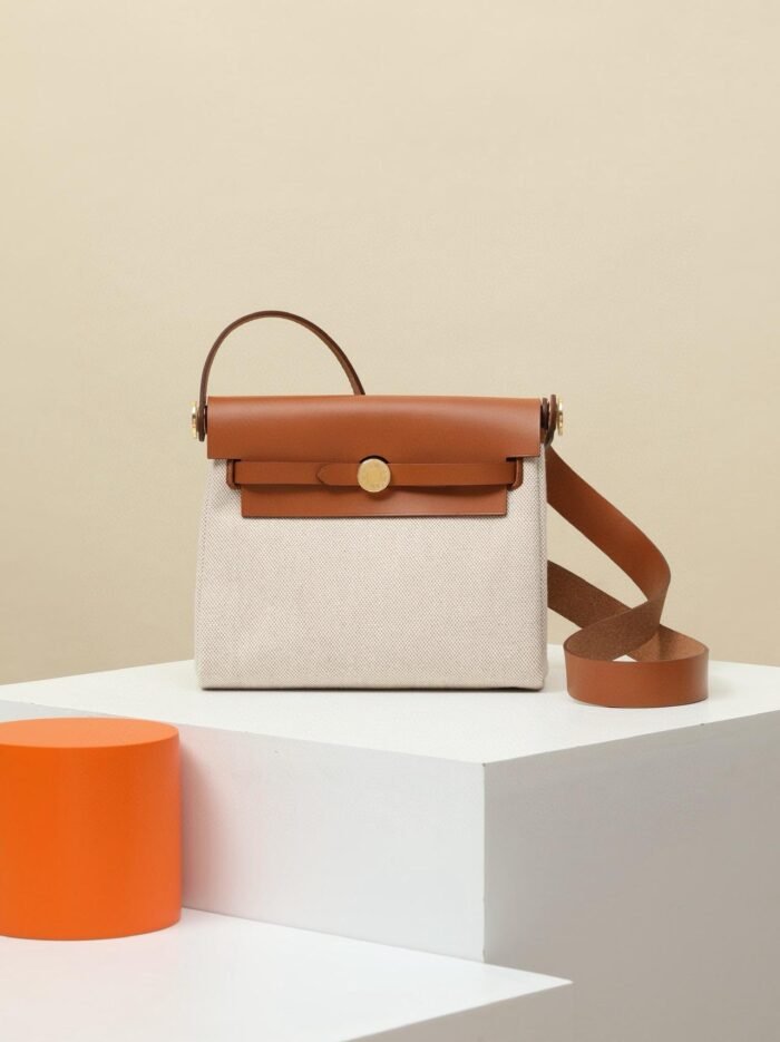 HERMES GOLDEN BROWN BAG