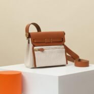 HERMES GOLDEN BROWN BAG