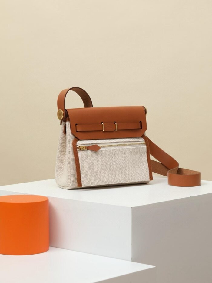 HERMES GOLDEN BROWN BAG