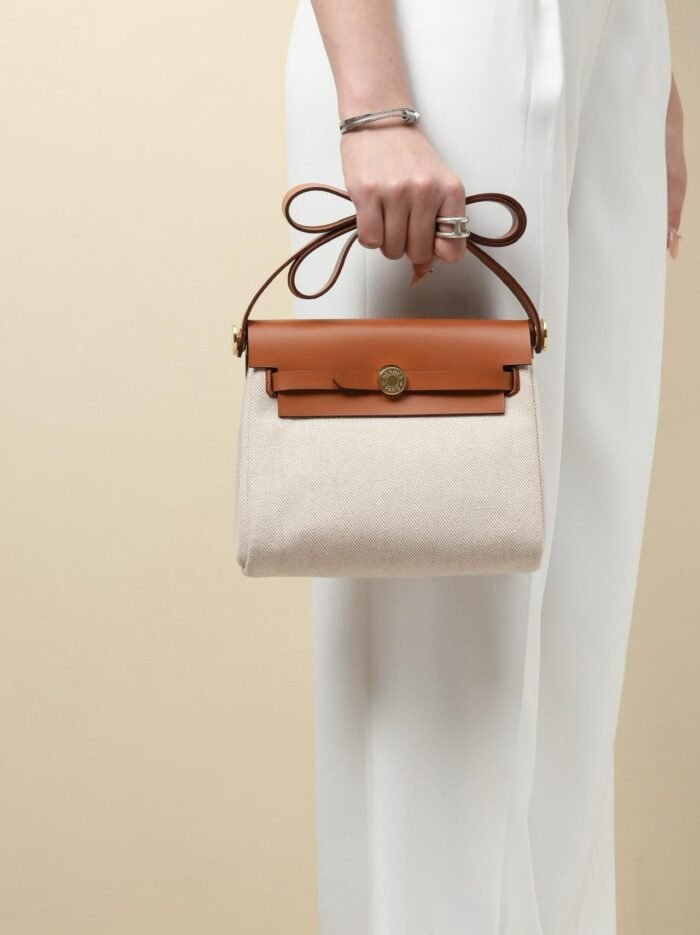 HERMES GOLDEN BROWN BAG