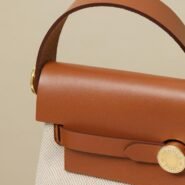 HERMES GOLDEN BROWN BAG
