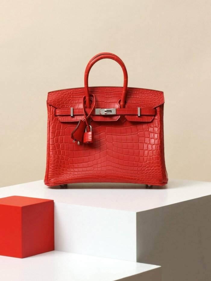Birkin crocodile handbag