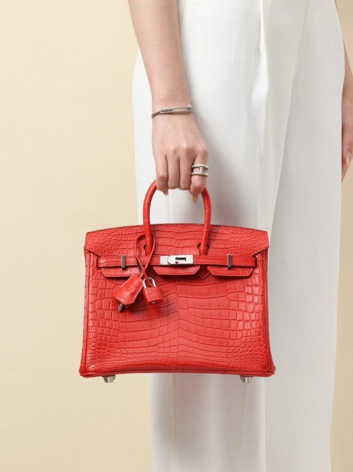 Birkin crocodile handbag