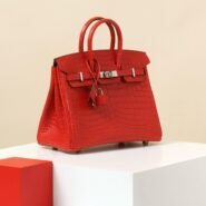 Birkin crocodile handbag