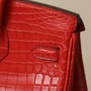 Birkin crocodile handbag