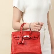 Birkin crocodile handbag